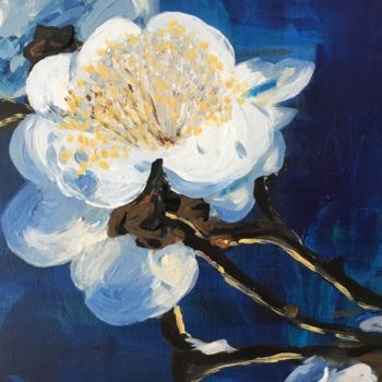 Painting titled "cherryblossom" by Danielle Calfond, Original Artwork