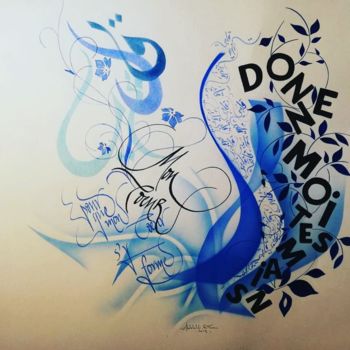 Drawing titled "Donne moi tes mains…" by Calli-Style, Original Artwork