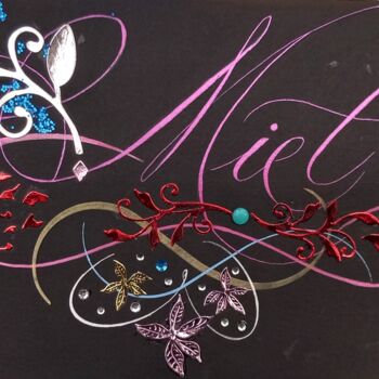 图画 标题为“Miel” 由Calli-Style, 原创艺术品, 墨