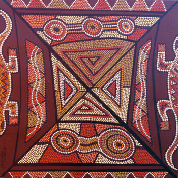 绘画 标题为“Uluru” 由Caloulabissa, 原创艺术品, 丙烯