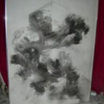 Sculptor's Heaven Charcoal Drawing
