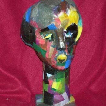 Escultura titulada "ART HEAD Sculpture" por Calvin Albert, Obra de arte original
