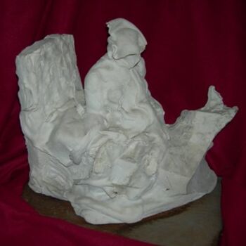 Sculpture titled "SCULPTOR'S WIFE Scu…" by Calvin Albert, Original Artwork, Terra cotta