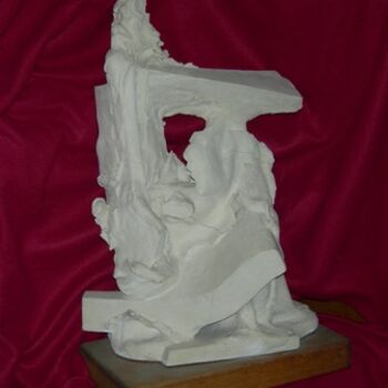 Rzeźba zatytułowany „EVERSONG WING  Scul…” autorstwa Calvin Albert, Oryginalna praca, Terakota