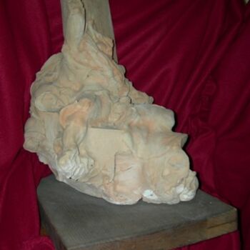 Sculpture titled "NATALIE Sculpture" by Calvin Albert, Original Artwork, Terra cotta