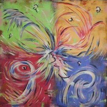 Painting titled "Cosmic 3" by Ruthy Fevrier Azzopardi, Original Artwork