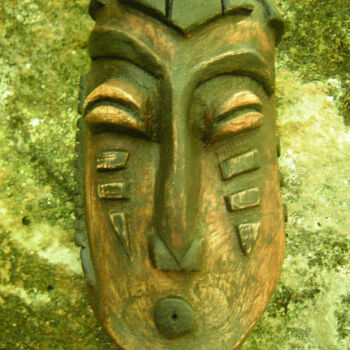 Sculpture titled "Nayati" by Cambrousse, Original Artwork, Wood