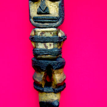 Sculpture titled "voodoo # 17" by Cambrousse, Original Artwork, Wood