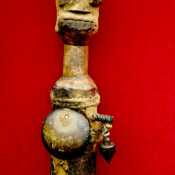 Sculpture titled "voodoo # 30" by Cambrousse, Original Artwork, Wood