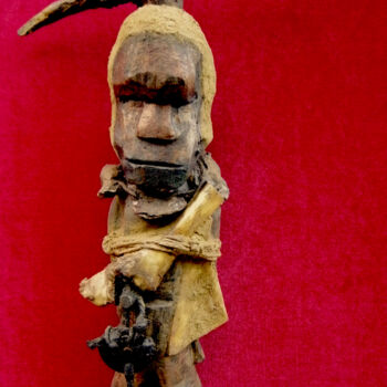 Sculpture titled "voodoo # 22" by Cambrousse, Original Artwork, Wood