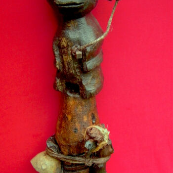 Escultura titulada "voodoo # 40" por Cambrousse, Obra de arte original, Madera
