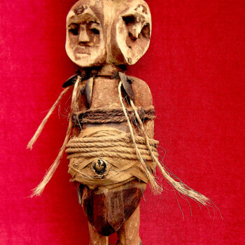 Sculpture titled "voodoo # 32" by Cambrousse, Original Artwork, Wood