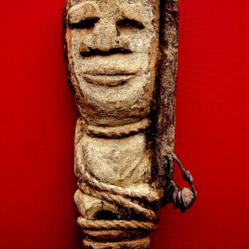 Sculpture titled "voodoo # 54" by Cambrousse, Original Artwork, Wood