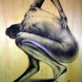 Painting titled "Nudo artistico" by Kamilla, Original Artwork, Oil