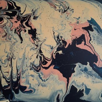Peinture intitulée "Tempête de sable" par Camille Lepage, Œuvre d'art originale, Acrylique