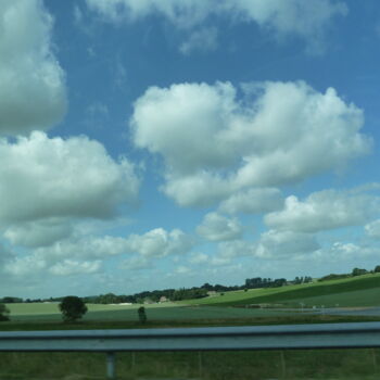Photography titled "Autoroute" by Camille R., Original Artwork, Non Manipulated Photography