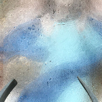 Photographie intitulée "La vierge bleue ou…" par Camille R., Œuvre d'art originale, Photographie non manipulée