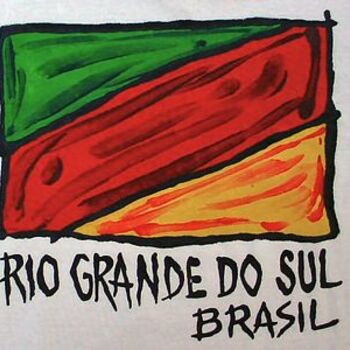 Painting titled "rio grande do sul" by Javier Rebellato, Original Artwork