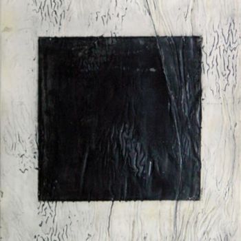 Painting titled "Black box" by Enrico Camporese, Original Artwork, Oil
