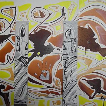 Peinture intitulée "Sans titre" par Cams, Œuvre d'art originale