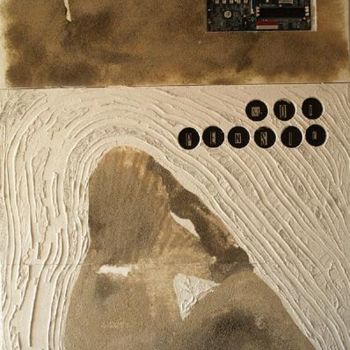 Pittura intitolato "Projection pensive" da Cams, Opera d'arte originale, Olio