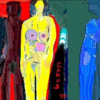 Arte digitale intitolato "Figuras 4" da Camusartist, Opera d'arte originale