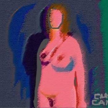 Digital Arts titled "Desnudo- Creación" by Camusartist, Original Artwork