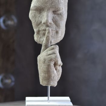 Скульптура под названием "Silence.jpg" - L'Atelier De Cana, Подлинное произведение искусства, Ткань