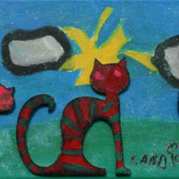 Pintura titulada "A la queue leu leu" por Candice Tejedor, Obra de arte original