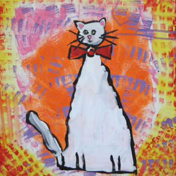 Painting titled "Aristocat" by Candice Tejedor, Original Artwork