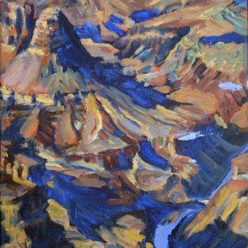 Pintura intitulada "Grand Canyon Dome" por Candy Barr, Obras de arte originais