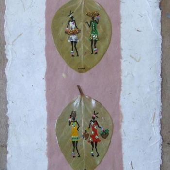 Artesanía titulada "Double leaf carriers" por Capecolours, Obra de arte original