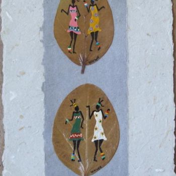 Artesanía titulada "Double leaf dancers" por Capecolours, Obra de arte original