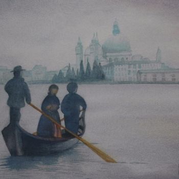 Painting titled "Venezia, per San gi…" by Henri Capell, Original Artwork
