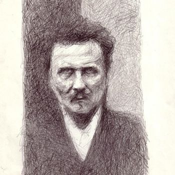 Zeichnungen mit dem Titel "Strindberg" von Enrique Carceller Alcón, Original-Kunstwerk, Andere