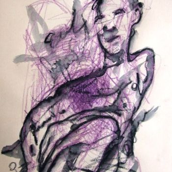 Drawing titled "SCHIZZOGRAFIA 24" by Andrea Cardia, Original Artwork