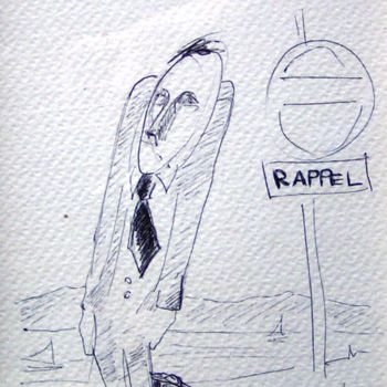 Painting titled "rappel.jpg" by Andrea Cardia, Original Artwork