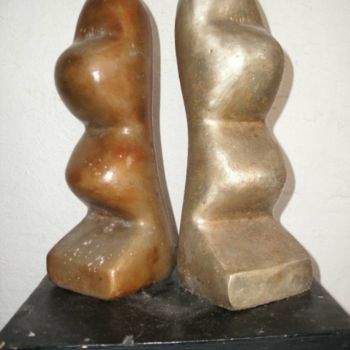 Sculpture titled "Elévations" by Stephane Carel, Original Artwork, Metals
