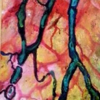 Painting titled "Circulation" by Cari Smith, Original Artwork, Oil