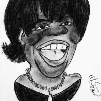 Drawing titled "Caricatura Oprah Wi…" by Caricaturas Para Llevar, Original Artwork