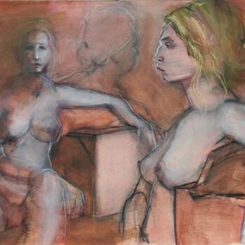 Painting titled "Monique/0241" by Carl Duplessis, Original Artwork