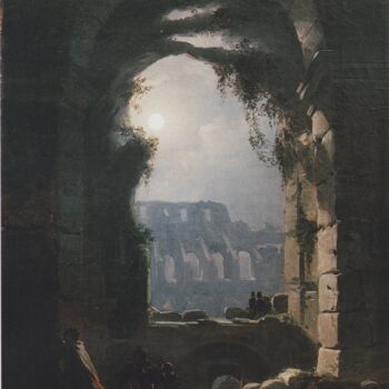 Pittura intitolato "View of the Colosse…" da Carl Gustav Carus, Opera d'arte originale, Olio