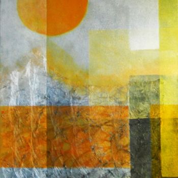 Pintura intitulada "SOLE D'INVERNO" por Carla Battaglia, Obras de arte originais, Acrílico