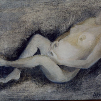 Peinture intitulée "maternita.jpg" par Carla Poggi, Œuvre d'art originale, Huile