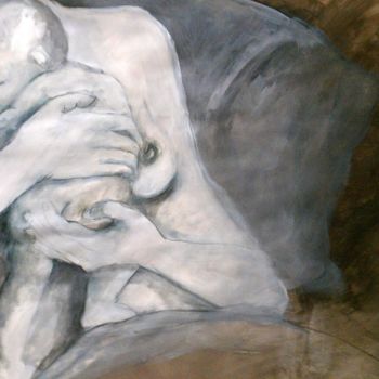 Peinture intitulée "madre.jpg" par Carla Poggi, Œuvre d'art originale, Huile