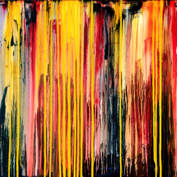 Painting titled "The Emotional Creat…" by Carla Sá Fernandes, Original Artwork, Acrylic Mounted on Wood Stretcher frame