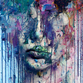 Pittura intitolato "Eva" da Carla Sá Fernandes, Opera d'arte originale, Lavoro digitale 2D