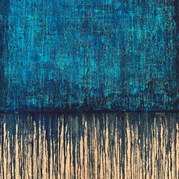 Peinture intitulée "Blue No. 6" par Carla Sá Fernandes, Œuvre d'art originale, Huile