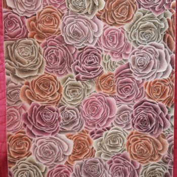 Desenho intitulada "Roses" por Carla Sekelsky, Obras de arte originais, Lápis
