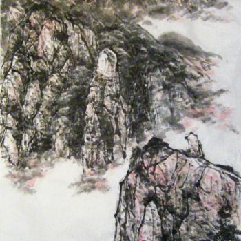Disegno intitolato "7483edd7-5b12-4dd1-…" da Jinbing Huang, Opera d'arte originale, Inchiostro